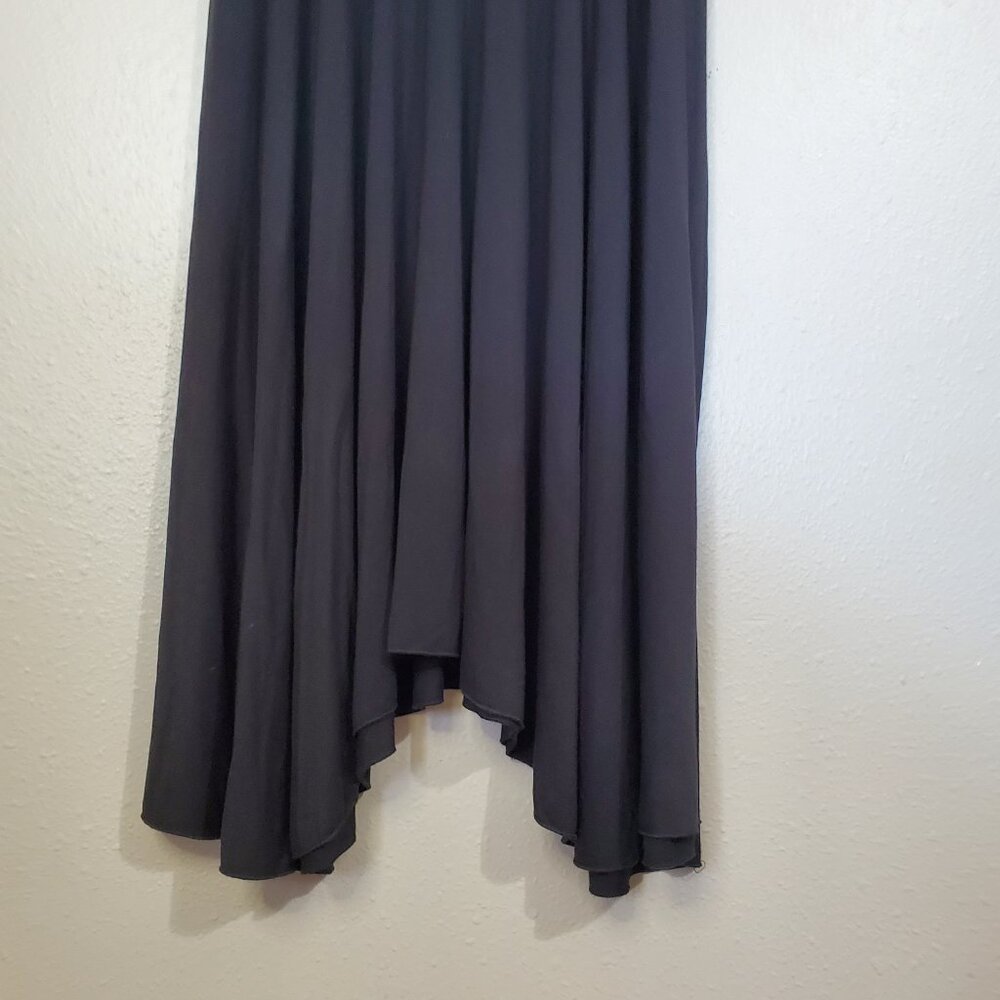 NWOT Softwear By Mark Singer Asymmetric Flowy Dress Sleeveless Midi Tank Dress - Picture 9 of 14